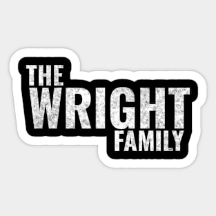 The Wright Family Wright Surname Wright Last name Sticker